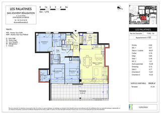  Appartement � vendre 4 pi�ces 109 m�