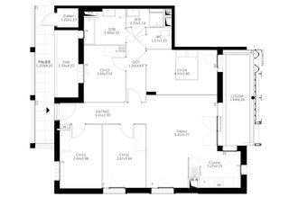  Appartement � vendre 5 pi�ces 93 m�