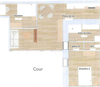  Appartement � vendre 3 pi�ces 59 m�