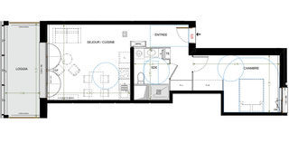  Appartement � vendre 2 pi�ces 47 m�