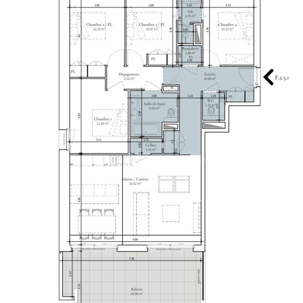 � vendre  Appartement Saint-Didier-au-Mont-d'Or (69370)