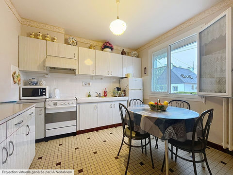   Maison Quimperl� 2 chambres, sous-sol, proche tout commerces et commodit�s Maison - 4 pi�ce(s) - 66 m�