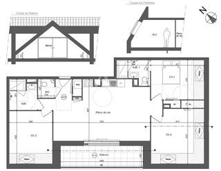  Appartement � vendre 4 pi�ces 83 m�