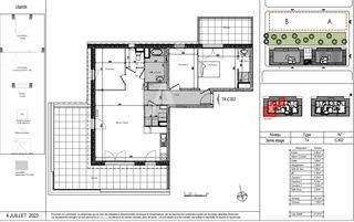  Appartement � vendre 4 pi�ces 92 m�