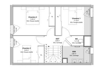  Appartement � vendre 4 pi�ces 88 m�