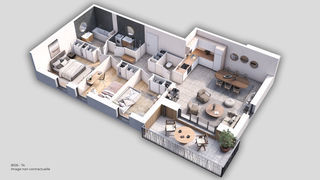  Appartement � vendre 4 pi�ces 84 m�