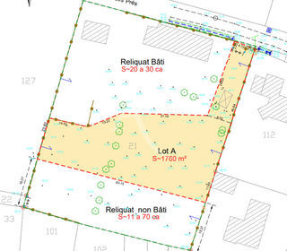  Terrain � vendre 1760 m�