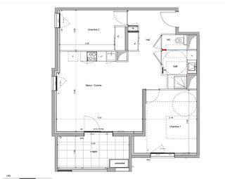  Appartement � vendre 3 pi�ces 64 m�