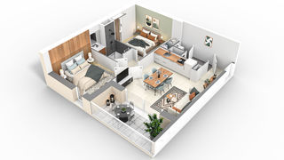  Appartement � vendre 3 pi�ces 53 m�