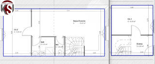  Appartement � vendre 3 pi�ces 55 m�