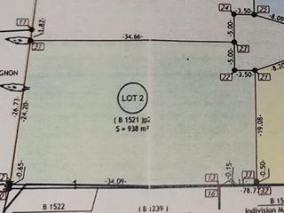  Terrain � vendre 938 m�