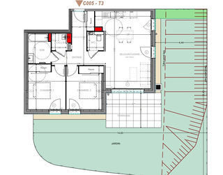  Appartement � vendre 3 pi�ces 71 m�