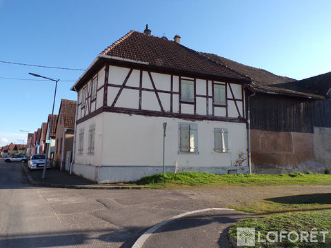   Maison  d'habitation avec d�pendances � Rhinau Maison - 6 pi�ce(s) - 113 m�