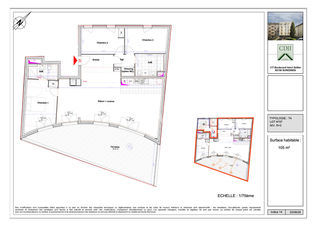  Appartement � vendre 4 pi�ces 105 m�