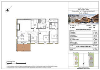  Appartement � vendre 4 pi�ces 87 m�