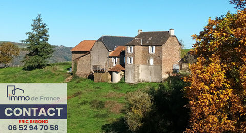   15 Km CONQUES- BEAU CORPS DE FERME -140 m2-1,6 Ha- Maison - 6 pi�ce(s) - 140 m�