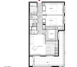  Appartement � vendre 4 pi�ces 86 m�