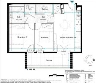  Appartement � vendre 3 pi�ces 59 m�