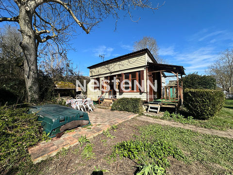   Agr�able terrain de loisirs au bord du Loir � vendre � Montval-sur-Loir (72500) Maison - 2 pi�ce(s) - 25 m�