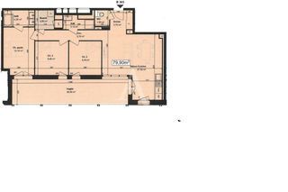  Appartement � vendre 4 pi�ces 80 m�