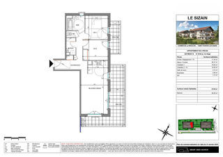  Appartement � vendre 3 pi�ces 68 m�