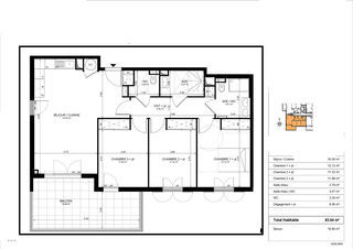  Appartement � vendre 4 pi�ces 84 m�