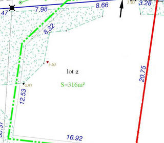  Terrain � vendre 316 m�