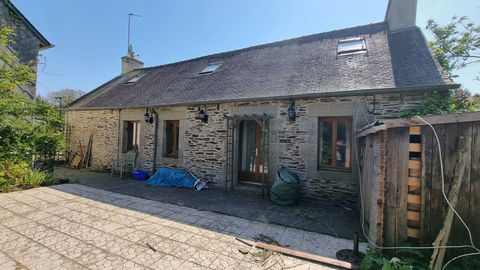   C�TES D'ARMOR, Proche Guerledan, Charmante Maison Individuelle de 3 Chambres Maison - 7 pi�ce(s) - 102 m�