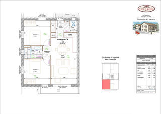  Appartement � vendre 3 pi�ces 56 m�
