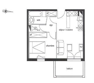  Appartement � vendre 2 pi�ces 36 m�