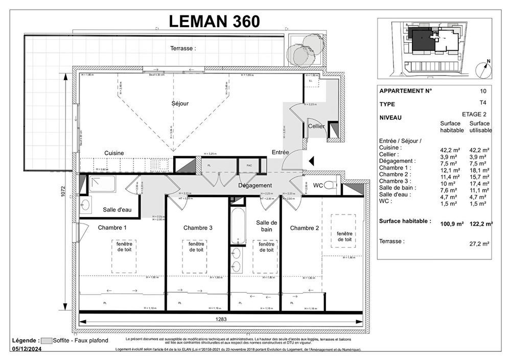 � vendre  Appartement Messery (74140)