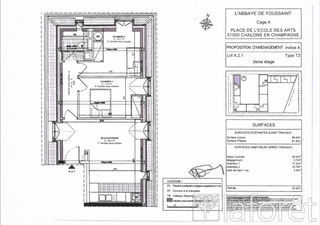 Appartement � louer 3 pi�ces 53 m�