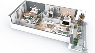  Appartement � vendre 4 pi�ces 75 m�