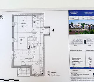  Appartement � vendre 3 pi�ces 60 m�