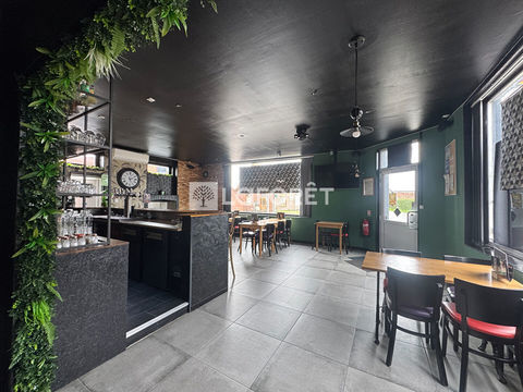 Fonds de commerce 126m&sup2; Bar- Brasserie - Friterie ind&eacute;pendante - Terrasse 97505 62370 Audruicq