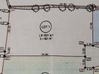  Terrain � vendre 821 m�