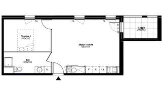  Appartement � vendre 3 pi�ces 69 m�