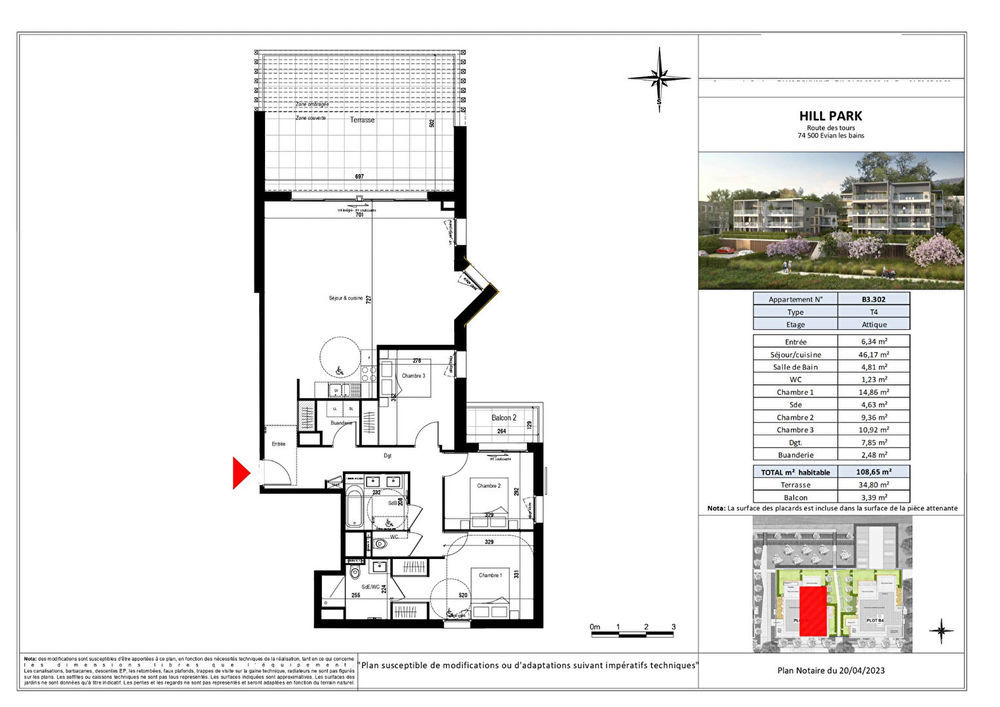 � vendre  Appartement �vian-les-Bains (74500)