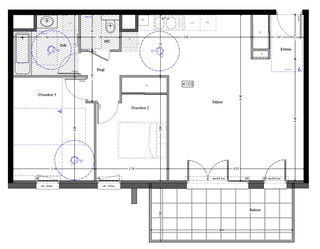  Appartement � vendre 3 pi�ces 69 m�