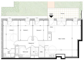  Appartement � vendre 4 pi�ces 97 m�