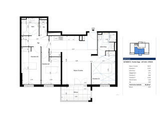  Appartement � vendre 4 pi�ces 85 m�