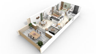  Appartement � vendre 3 pi�ces 66 m�