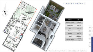  Maison � vendre 2 pi�ces 45 m�