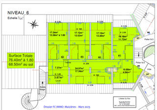  Appartement � vendre 3 pi�ces 76 m�
