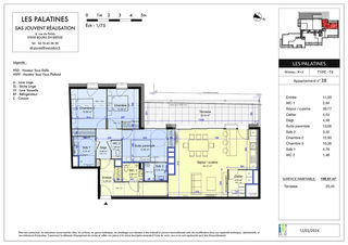  Appartement � vendre 4 pi�ces 109 m�