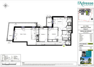  Appartement � vendre 4 pi�ces 1 m�