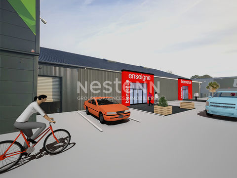 Cellule commerciale de 633 m&sup2; &agrave; louer . Zone d'activit&eacute;s de Blois 5275 41000 Blois