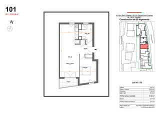  Appartement � vendre 2 pi�ces 51 m�