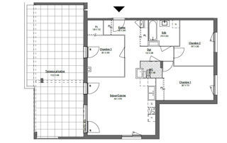  Appartement � vendre 4 pi�ces 87 m�