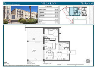  Appartement � vendre 3 pi�ces 57 m�